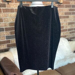 Vince Camuto Black Midi Pencil Skirt for Work